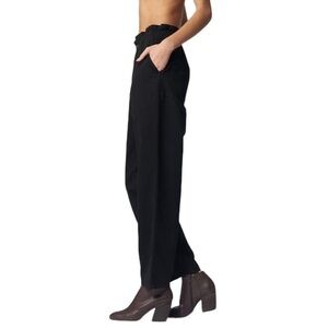 Xirena Women’s Black Theo Pants Cotton Straight Leg
